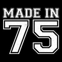 Sporty Jersey Style Made In 1975 50th Birthday Performance Shirt
