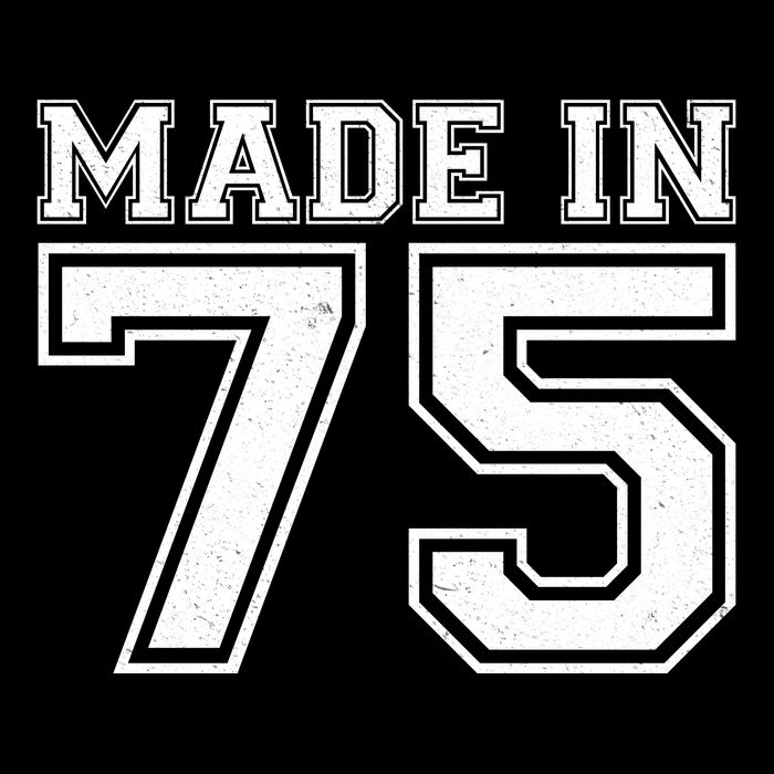 Sporty Jersey Style Made In 1975 50th Birthday Performance Shirt