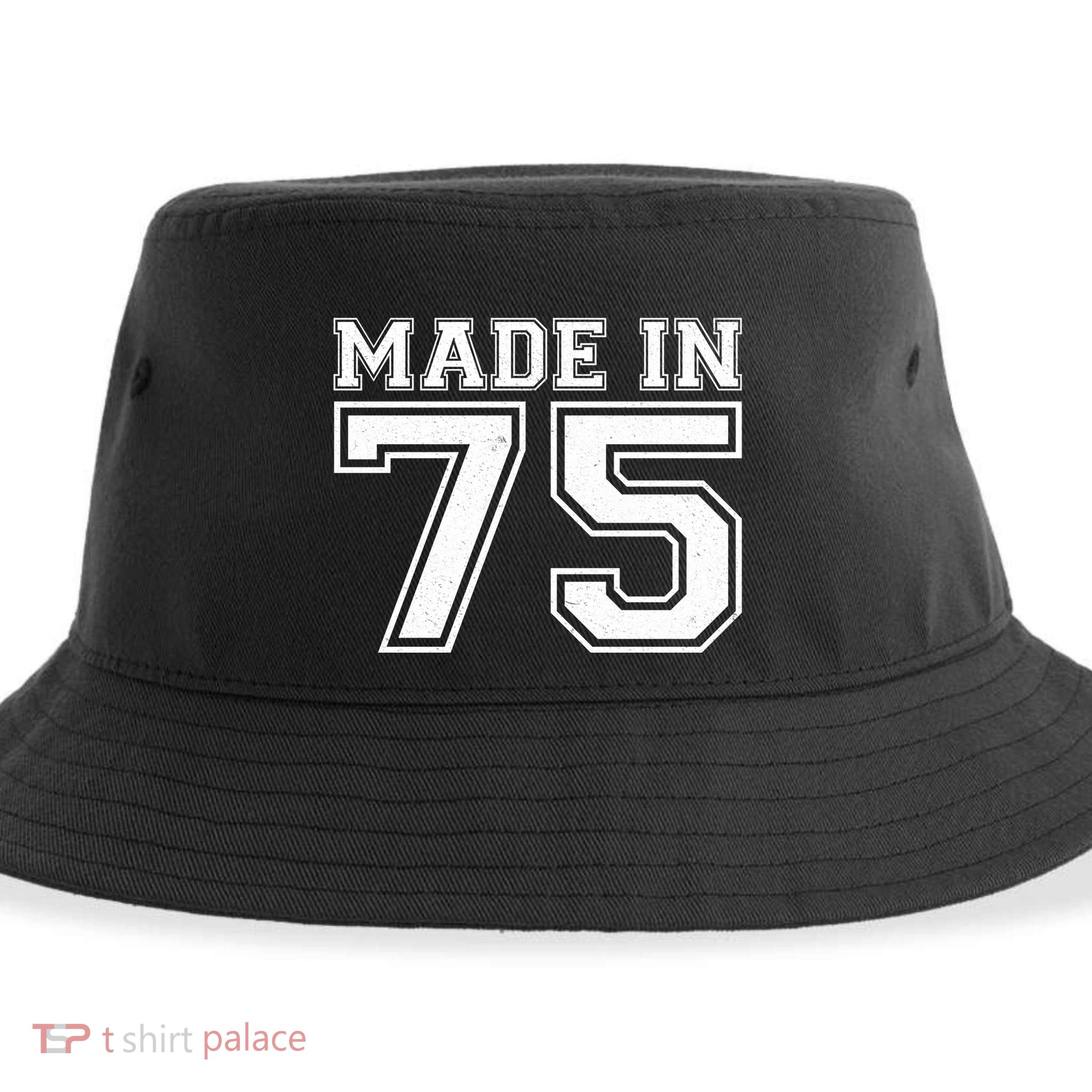 Sporty Jersey Style Made In 1975 50th Birthday Sustainable Bucket Hat