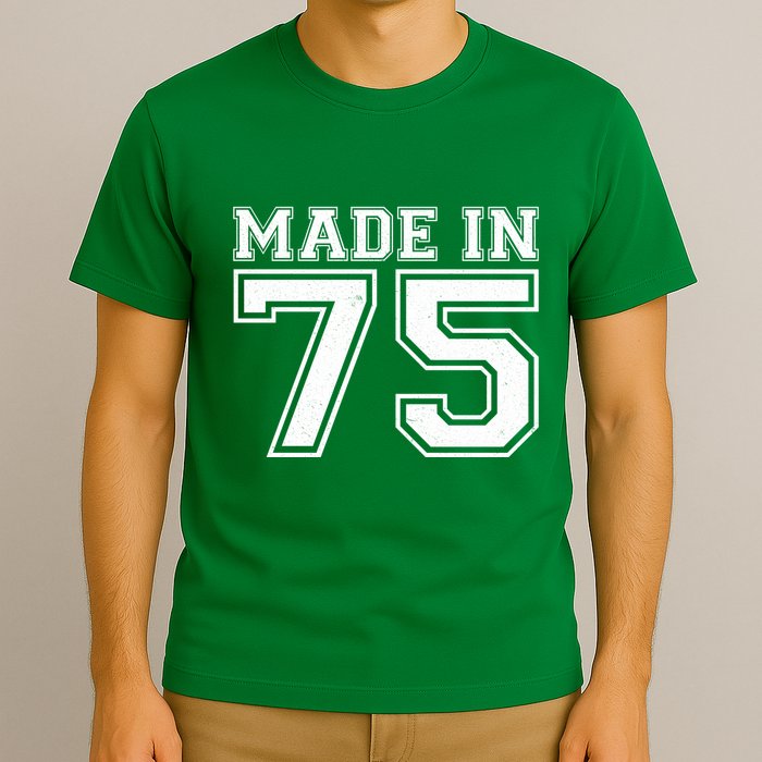 Sporty Jersey Style Made In 1975 50th Birthday T-Shirt