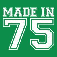 Sporty Jersey Style Made In 1975 50th Birthday T-Shirt