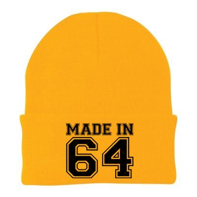 Sporty Jersey Style Made In 1964 60th Birthday Knit Cap Winter Beanie