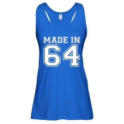 Sporty Jersey Style Made In 1964 60th Birthday Ladies Essential Flowy Tank