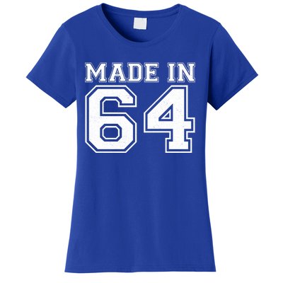 Sporty Jersey Style Made In 1964 60th Birthday Women's T-Shirt