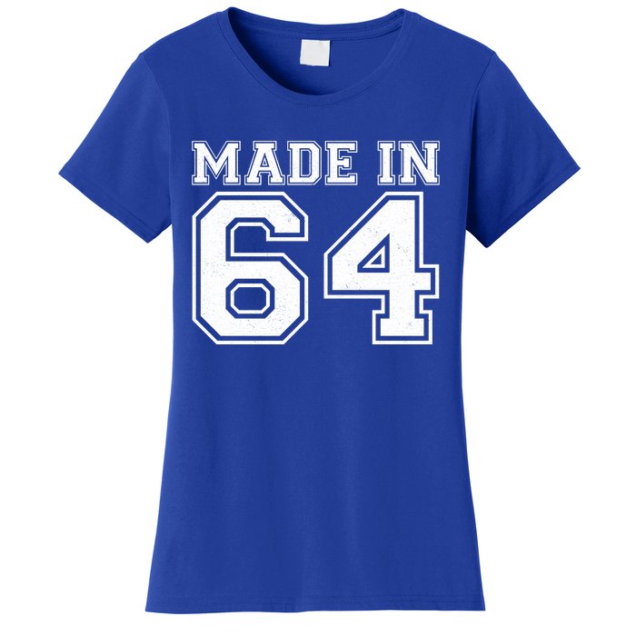 Sporty Jersey Style Made In 1964 60th Birthday Women's T-Shirt