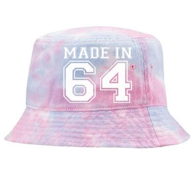 Sporty Jersey Style Made In 1964 60th Birthday Tie-Dyed Bucket Hat