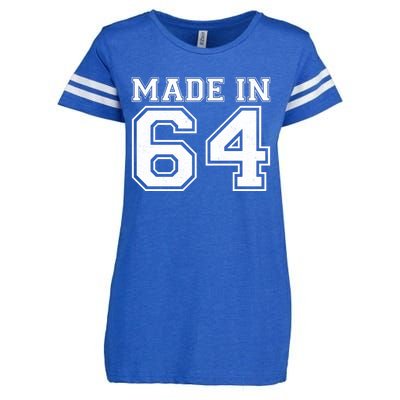 Sporty Jersey Style Made In 1964 60th Birthday Enza Ladies Jersey Football T-Shirt