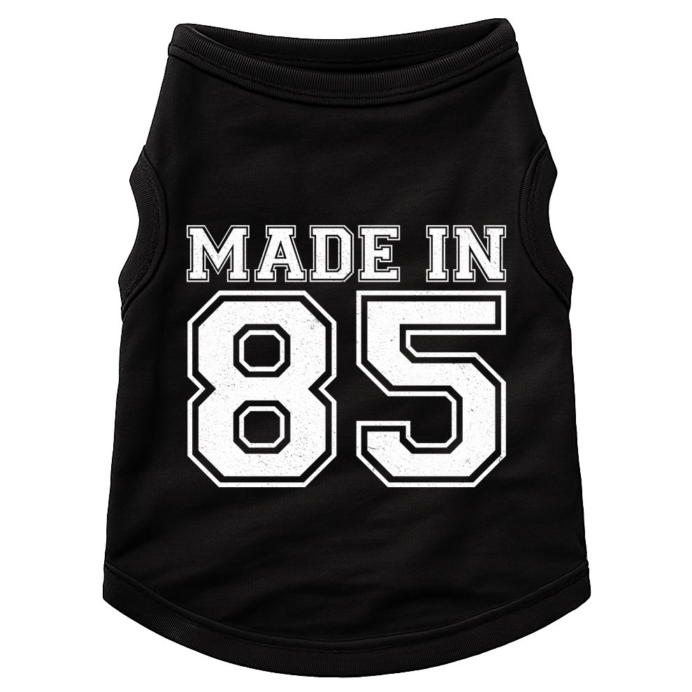 Sporty Jersey Style Made In 1985 40th Birthday Doggie Tank