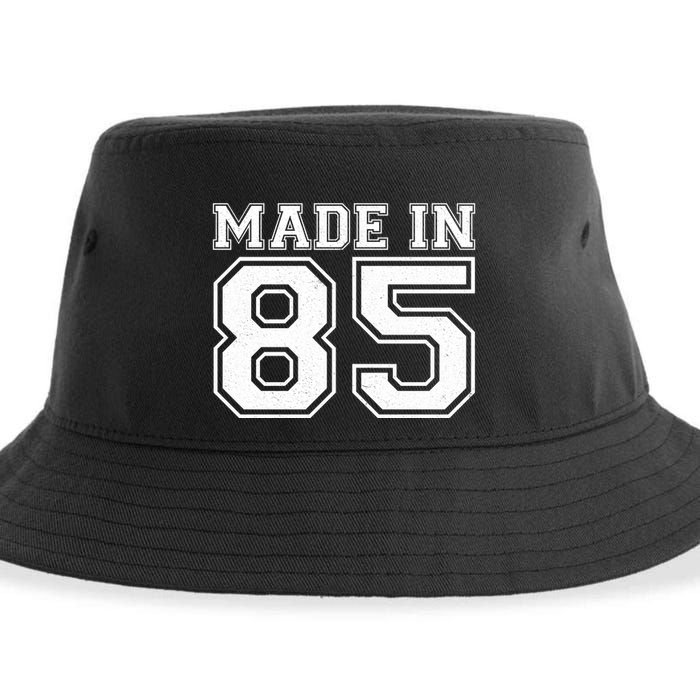 Sporty Jersey Style Made In 1985 40th Birthday Sustainable Bucket Hat