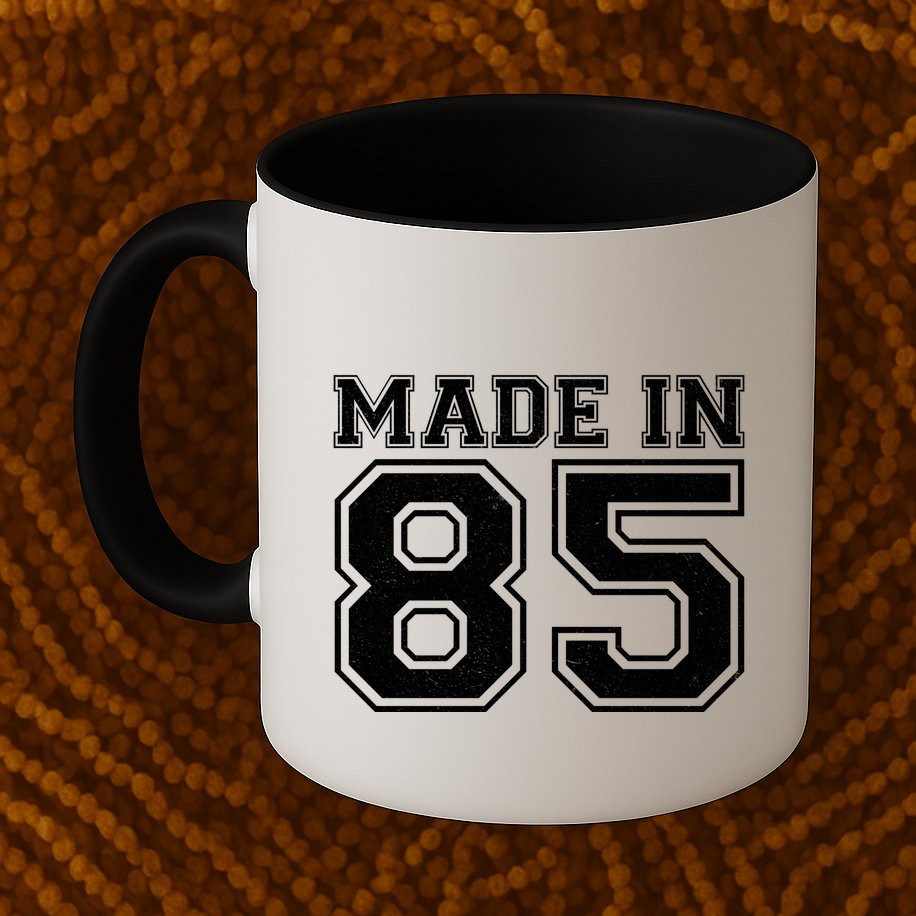 Sporty Jersey Style Made In 1985 40th Birthday Mug