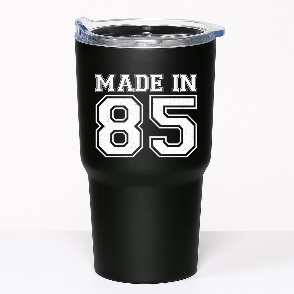 Sporty Jersey Style Made In 1985 40th Birthday Tumbler
