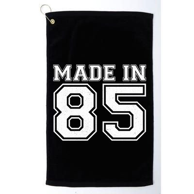 Sporty Jersey Style Made In 1985 40th Birthday Golf Towel