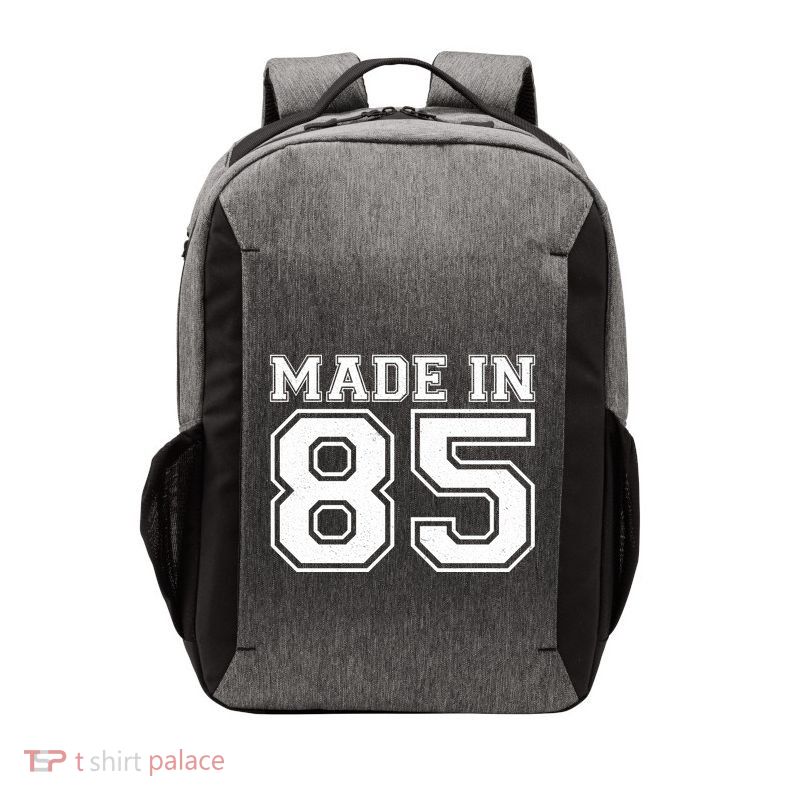 Sporty Jersey Style Made In 1985 40th Birthday Vector Backpack