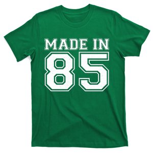 Sporty Jersey Style Made In 1985 40th Birthday T-Shirt