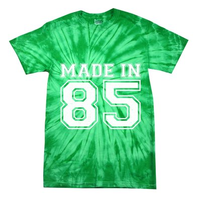 Sporty Jersey Style Made In 1985 40th Birthday Tie-Dye T-Shirt