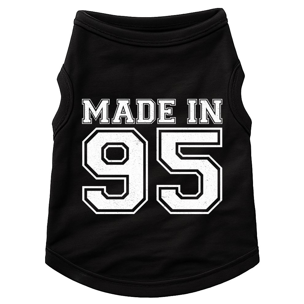 Sporty Jersey Style Made In 1995 30th Birthday Doggie Tank
