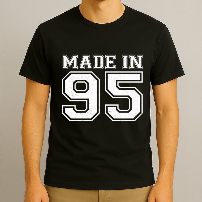 Sporty Jersey Style Made In 1995 30th Birthday T-Shirt