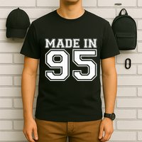 Sporty Jersey Style Made In 1995 30th Birthday T-Shirt