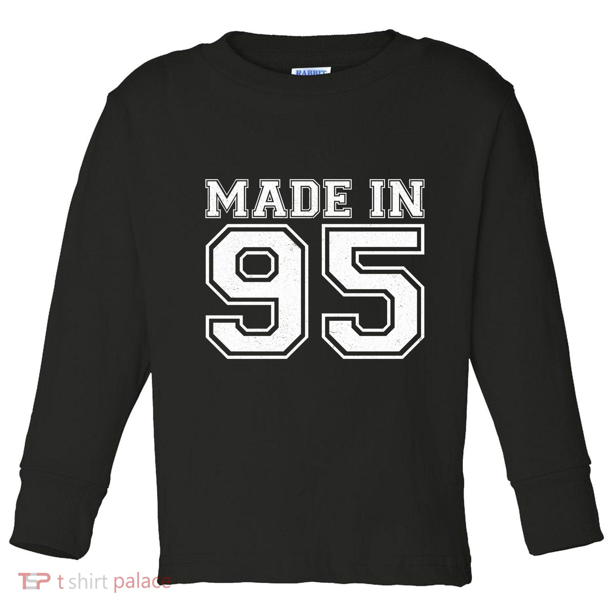 Sporty Jersey Style Made In 1995 30th Birthday Toddler Long Sleeve Shirt