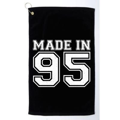 Sporty Jersey Style Made In 1995 30th Birthday Golf Towel