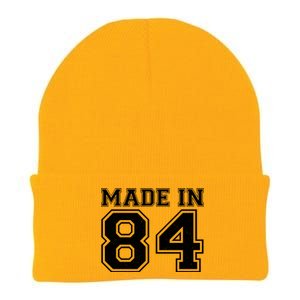 Sporty Jersey Style Made In 1984 40th Birthday Knit Cap Winter Beanie