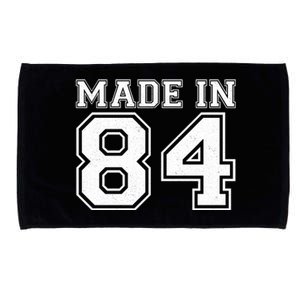 Sporty Jersey Style Made In 1984 40th Birthday Microfiber Hand Towel