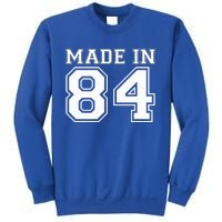 Sporty Jersey Style Made In 1984 40th Birthday Sweatshirt