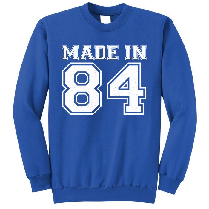 Sporty Jersey Style Made In 1984 40th Birthday Sweatshirt