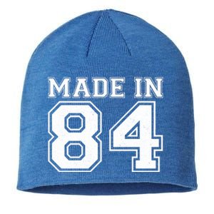 Sporty Jersey Style Made In 1984 40th Birthday Sustainable Beanie