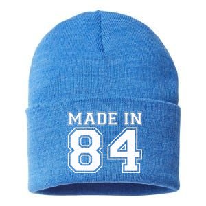 Sporty Jersey Style Made In 1984 40th Birthday Sustainable Knit Beanie