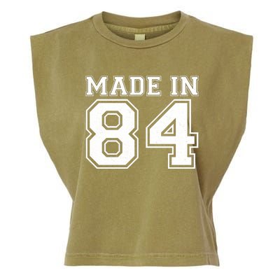 Sporty Jersey Style Made In 1984 40th Birthday Garment-Dyed Women's Muscle Tee