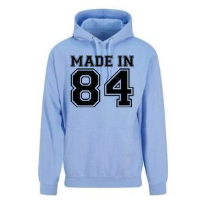 Sporty Jersey Style Made In 1984 40th Birthday Unisex Surf Hoodie