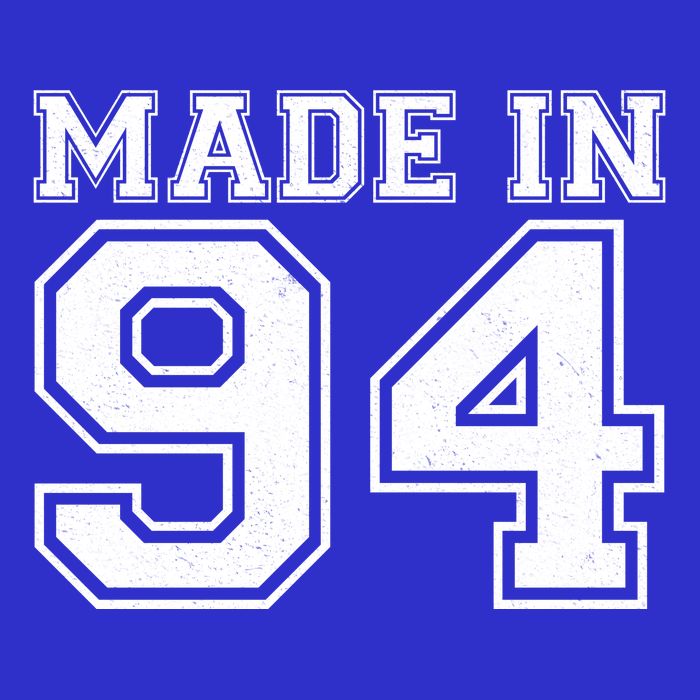 Sporty Jersey Style Made In 1994 30th Birthday Poster