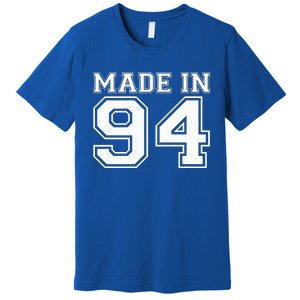 Sporty Jersey Style Made In 1994 30th Birthday Premium T-Shirt