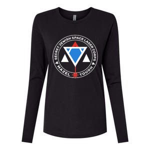 Secret Jewish Space Laser Corps Womens Cotton Relaxed Long Sleeve T-Shirt