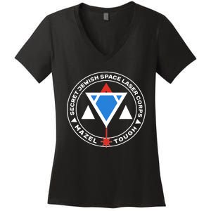 Secret Jewish Space Laser Corps Women's V-Neck T-Shirt