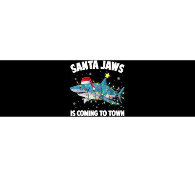 Santa Jaws Shark Christmas Lights Merry Sharkmas Xmas Boys TShirt Bumper Sticker