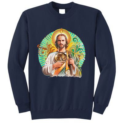 San Judas Tadeo Shirts San Judas Shirts Mexican Tall Sweatshirt