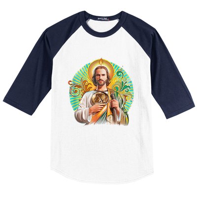 San Judas Tadeo Shirts San Judas Shirts Mexican Baseball Sleeve Shirt