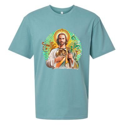 San Judas Tadeo Shirts San Judas Shirts Mexican Sueded Cloud Jersey T-Shirt