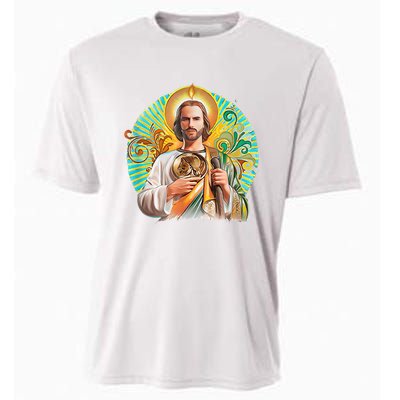 San Judas Tadeo Shirts San Judas Shirts Mexican Cooling Performance Crew T-Shirt