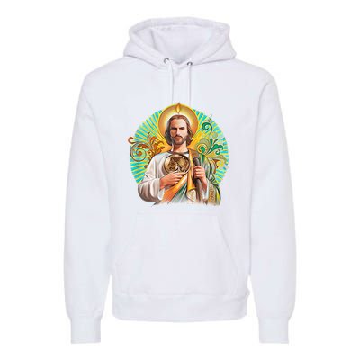 San Judas Tadeo Shirts San Judas Shirts Mexican Premium Hoodie