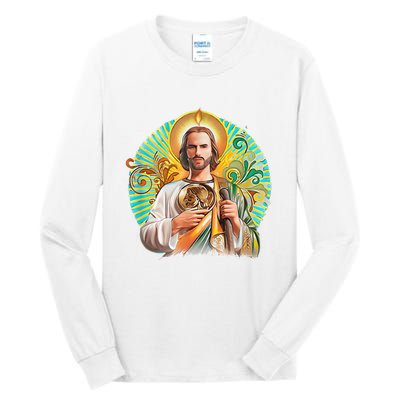 San Judas Tadeo Shirts San Judas Shirts Mexican Tall Long Sleeve T-Shirt