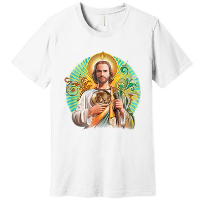 San Judas Tadeo Shirts San Judas Shirts Mexican Premium T-Shirt