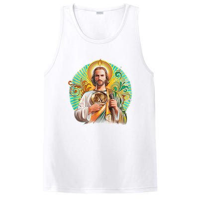 San Judas Tadeo Shirts San Judas Shirts Mexican PosiCharge Competitor Tank