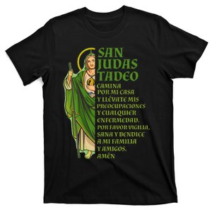 San Judas Tadeo Con OracióN T-Shirt