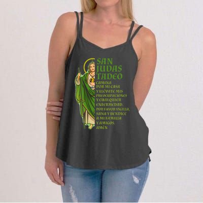 San Judas Tadeo Con OracióN Women's Strappy Tank