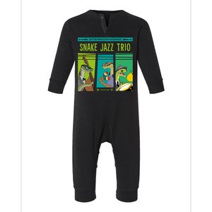 Snake Jazz Trio Vinyl Infant Fleece One Piece