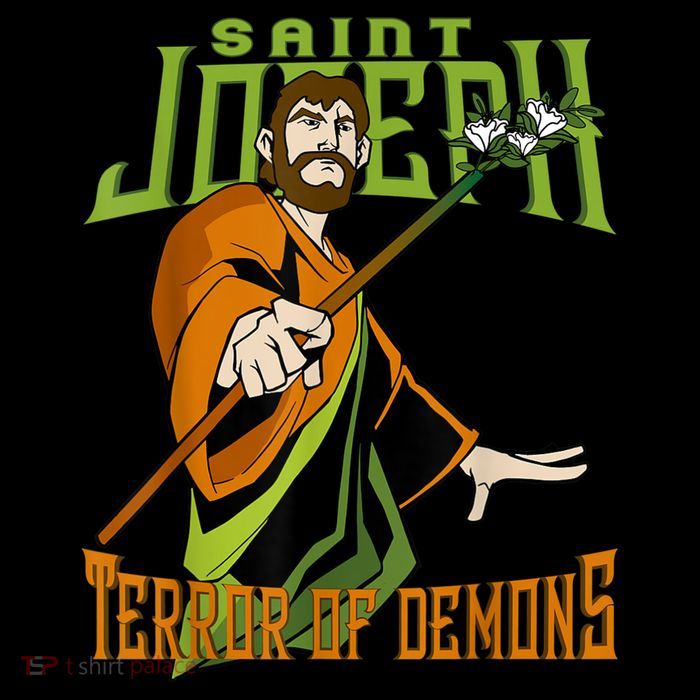 St Joseph Terror Of Demons Consecration 2021 Catholic Saint Stripe Pom Pom Beanie
