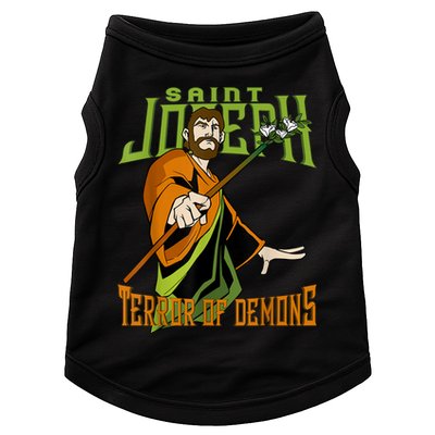 St Joseph Terror Of Demons Consecration 2021 Catholic Saint Doggie Tank